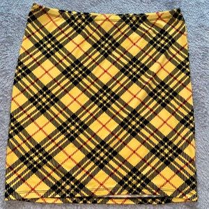 90’s inspired Yellow Skirt